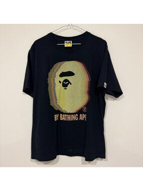 Bape By A Bathing Ape Ape Head T-shirt Black Size L
